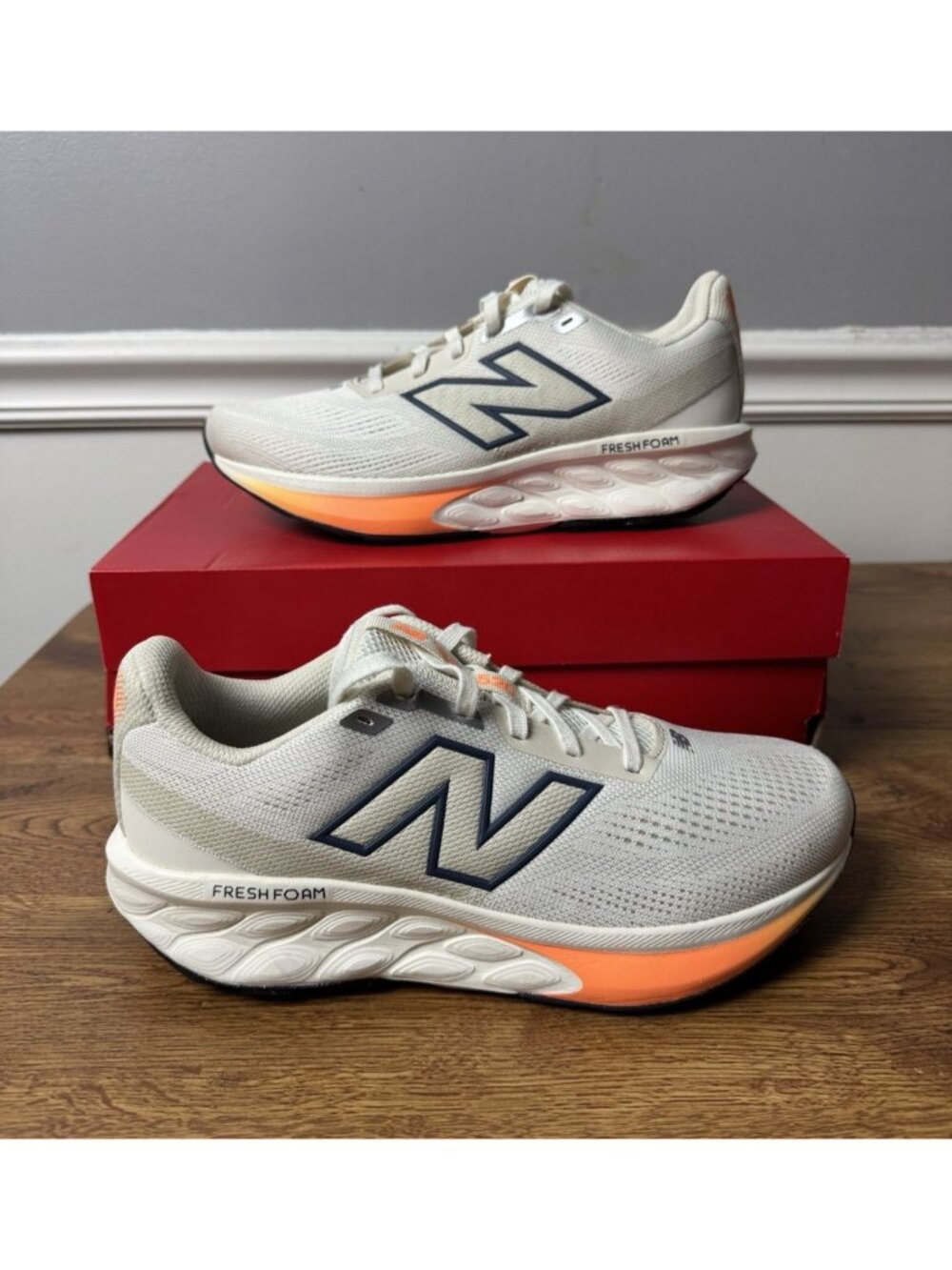 New Balance Fresh Foam 520 v9 Women’s Size 9 White Beige Running Shoes